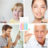 20 Pcs Braces Brush for Cleaner Interdental Brush Dental Oral Hygiene Flosser Toothpick Tooth Soft Bendable Flossing Head Cleaning Tool...