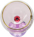 Pavilion Gift Company I Used To Be Hitched But I'm Better Now 11 Oz Red Ombre & Gold Unique Tipsy Stemmed Wine Glass, Pink...