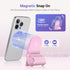 Magnetic Smartphone Shooting Holder Hand Grip Handle Snap On Phone Stand with Tripod Mount & Wireless Shutter Remote Control for iPhone 15 14 13 1...