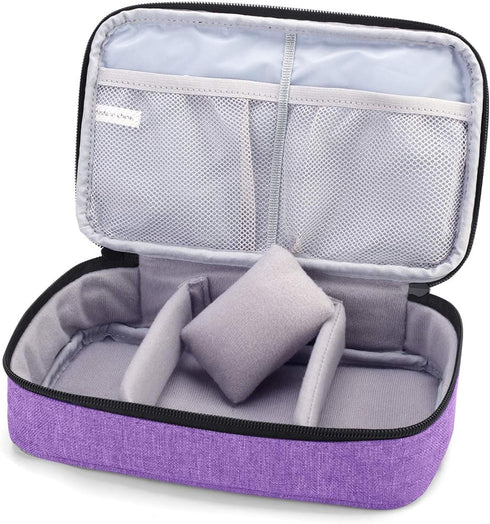 Luxja Sewing Accessories Organizer, Double-Layer Sewing Supplies Organizer for Needles, Scissors, Measuring Tape, Thread and Other Sewing Tools (N...