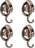 Wreath Cup Hook,Bronze -Plated Plished Super Suction for Shower,Glass Window,Kitchen&Bathroom&Restroom Organization?4Pack...