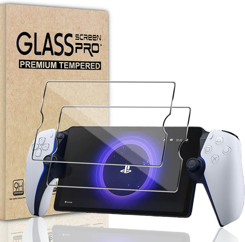 TQLGY 2 Pack Screen Protector for PlayStation Portal Remote Player 8 inch, Tempered Glass Screen Protector for PlayStation 5 PS Portal Handheld, U...
