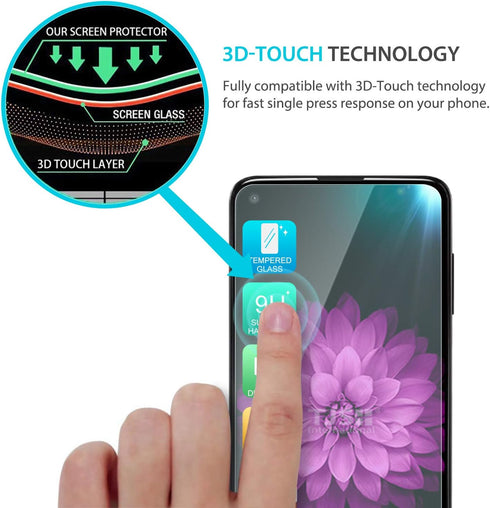 TJS Compatible with Motorola Moto G Power 2021 Case, with Tempered Glass Screen Protector, Metal Ring Kickstand Magnetic Support Drop Protective C...