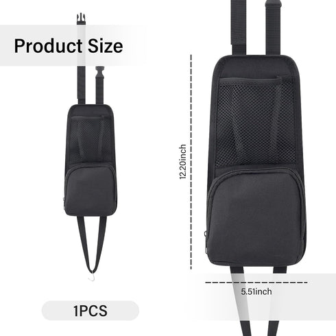 Car Seat Storage Hanging Bag,Car Seat Side Organizer Car Interior Accessories Hold Phones,Wallets,Glasses,Universal Multifunctional Car Organizers...