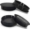 Skino 4 x 60mm Universal Black Car Rims Wheel Center Hub Caps C 0...