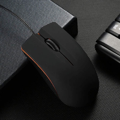 2 Pack Wired Mouse, USB Wired Computer Mouse for Right or Left Hand, Ergonomic Computer Mouse with Durable Clicks for PC, Computer, Laptop, Deskto...