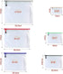 Oaimyy-16Pcs, Mesh Zipper Pouch Document Folders Bag & Plastic Zip File Folders for School Office Supplies, Travel,Puzzles Games Organizing Storag...