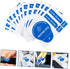 200pcs Film Dust Sticker Camera Stickers Computer Keyboard Stickers Screen Cleaner Tool Tempered Glass Dedust Sticker Screen Remover LCD Guide Ded...