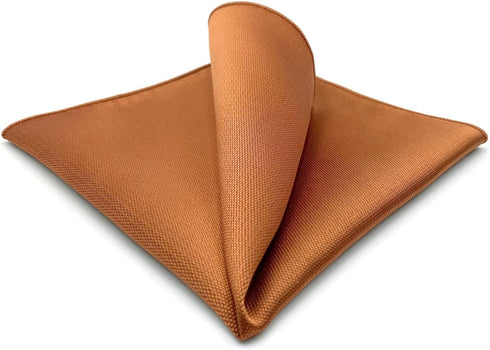 S&W SHLAX&WING Neckties for Men Wedding Tie and Cufflinks Orange Pumpkin Extra Long Matching Pocket Square...
