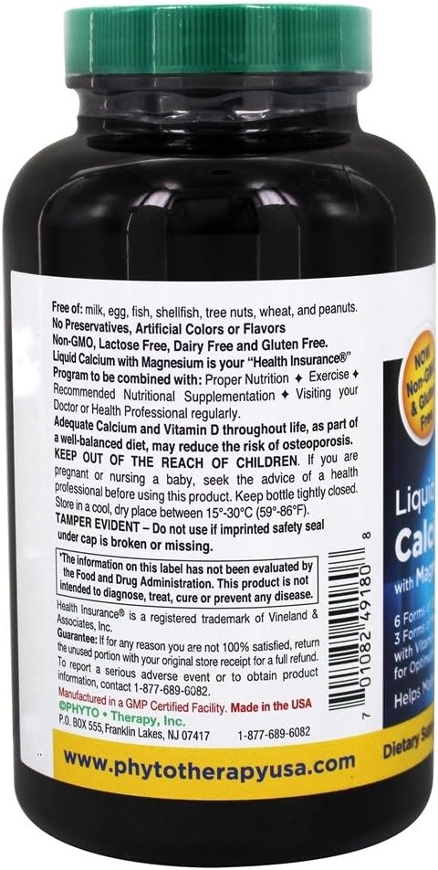 Phytotherapy Rx Calcium Liquid Softgel - 180 per pack - 1 each....