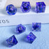 Dragon Eye Liquid Core DND Dice Set Resin Sharp Edged Dice Handmade D&D Dice for Role Playing Dungeons and Dragons Game (Styles 3 Purple)...