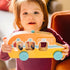 Melissa & Doug GO Tots Wooden Roll & Ride Bus with 3 Disks - FSC Certified...
