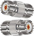 2PCS PL259 UHF Coax Adapter Cable Gender Changers, SO239 Coax Connector Female to Female Coaxial Adapter for CB Radio, Antenna...