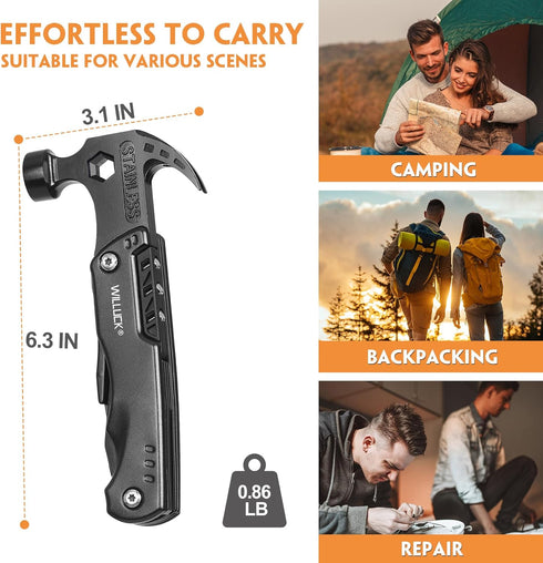 Stocking Stuffers for Men Multitool Gifts - Gifts for Men, Birthday Gifts for Men, Dad, Husband - Mens Stocking Stuffers, Christmas Men Gift Ideas...