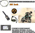 Gas Lines Fuel Hose Compatible with X1 X2 X7 X8 Cat Eye Zooma TY ROD G-Scooter 49cc-35 Inch Long Version...