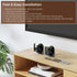 PUTORSEN Speaker Wall Mount, Black, 2 Pack, Swivel and Tilt, Holds up to 7.7 lbs...