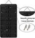 AROUY Sunglasses Organizer Storage, Hanging Dust Proof Wall Pocket Glasses Organizer - 16 Felt Slots Sunglass Organizer Holder with Metal Hook and...