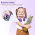 C89 Kids Headphones, Wired Headphone without Microphone, On Ear Headphone with Adjustable, 3.5mm Aux Nylon Cable, Foldable Headphones for School T...
