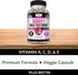 Kaya Naturals Women's Multivitamin, Overall Healthy Antioxidant, and Immune Support, Vitamins A, D, C, E, Biotin, Folic Acid, & Multi-Mineral, Ene...