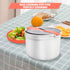 Microwave Rice Cooker, 2L Rice Cooker for Microwave 2 Layer Microwave Vegetable Steamer with Strainer Non-Stick Microwave Pasta Cooker Dishwasher ...