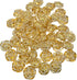 50pc 20mm Gold Edge Transparent Rose Flower Buttons for DIY Decoration Buttons Sewing Accessories Supplies...