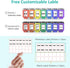 Fullicon Weekly Pill Organizer 7 Day Ultra Moisture and Spill Proof Daily Pill Box, Large Medicine Case with Secure Buckle, Compact Travel Pill Co...