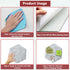 Hexagon Felt Bulletin Board, 8.7"x7.5"x0.35" 4 Pack Self-Adhesive Tiles Pin Board for Office Home School Decor Stickers Memos Photos Display(GY-19...