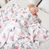 david's kids Minky Baby Blanket for Girls, Soft Lightweight Micro Fleece Blanket with Double Layer, Dotted Backing, Breathable Receiving Blanket f...