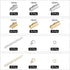 uxcell Jewelry Making Kit, 10/16/20mm Ribbon Crimp Clamp Ends, Bookmark Pinch with Jump Rings, Lobster Clasps, and Extension Chains for DIY Ribbon...