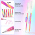 12 Pack Mixing of 3 Colors Magic Glitter Neon Gel Pens,Rainbow gel Pens for Adult Coloring Books,Doodling Crafts Scrapbooking Drawing Sketching Jo...
