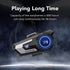 Motorcycle Helmet Bluetooth Headset,Sking Earphone,CVC Noise Cancellation Stereo Music Automatic answering,90 Hours Playing time High Sound Blueto...