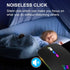 HOTLIFE LED Wireless Mouse, Slim Rechargeable Silent Portable USB Optical 2.4G Wireless Bluetooth Two Mode Computer Mice with USB Receiver and Typ...