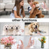 Qianyu 2 Pack Fine Mist Spray Bottles Clear Plastic Empty Refillable Mini Hand Spritzer for Travel Cleaning Gardening Skin Care Makeup Lotion Atom...