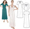 Style Arc Sewing Pattern - Jacinta Knit Dress (Sizes 18-30)...