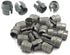 50pcs 1/2 Inch Non-Metallic Cable Connector - Snap Style Installation - Labor Saving, for Confined Areas - Single Cable 14/2-10/3 - Two Cables 14/...