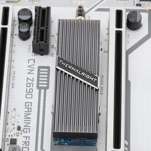 Thermalright TR-M.2 2280 Type A G 2280 heatsink for SSD Cooling M.2 2280 heatsink Cooler, Aluminum, with 2 Thermal Conductivity, Desktop High Perf...