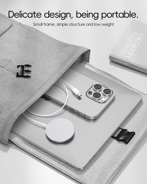 for Apple Mag-Safe Charger, Magnetic Wireless Charger for iPhone 15/14/13/12 Series, Strong Magnetic Charging Pad with Fast Charging Capability - ...