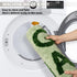 Get Naked Bath Mat Runner Non Slip Shaggy Bathroom Rug 18"x47" Long Non Slip Absorbent Green Bathroom Runner Machine Washable Bath Rugs Soft Naked...