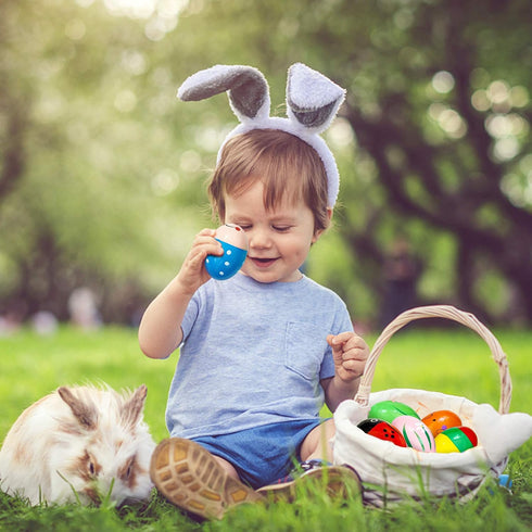 8 PCS Easter Wooden Eggs Shakers Musical Instruments Decorations Percussion Maracas Craft for Kids/Toddlers Hunt Game Gifts Basket Stuffers Filler...