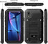 Beasyjoy for iPhone XR Metal Case, Waterproof Heavy Duty Case with Built-in Screen Protector, Full Body Protective Shockproof Tough Rugged Militar...