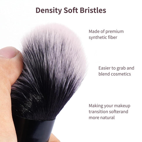 Makeup Brush Set, MAANGE 18 Pcs Premium Synthetic Makeup Brushes Soft Foundation Face Powder Eye Shadow Professional Make up Brushes Kit, Black, w...