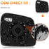 Left Driver Side Mirror Glass Replacement Compatible with 2011 2012 2013 2014 2015 2016 2017 2018 Jeep Grand Cherokee Rear View Side Heated Mirror...