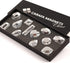 Clear Fridge Magnets 12-Pack – Elegant Gem Magnets – Aesthetic Magnetic Diamonds...