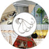 20 Pack 3.4" S Shaped Hooks Stainless Steel Metal Hangers Hanging Hooks for Kitchen, Work Shop, Bathroom, Garden...