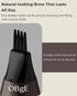OBgE Magic Tattoo Brow (Natural Gray, 0.1oz) - Fork-Tip Eyebrow Pen for Natural, Long-Lasting Eyebrow Makeup. Water-Resistant, Smudge-Proof Formul...