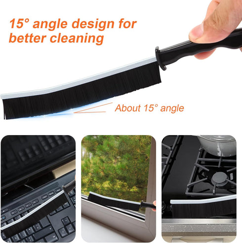 Crevice Cleaning Brushes for Household Use,Crevice Cleaning Tool,Multifunctional Dead Spot Cleaning, Window Track Cleaning Tools, Sinks, Dirt, Cor...
