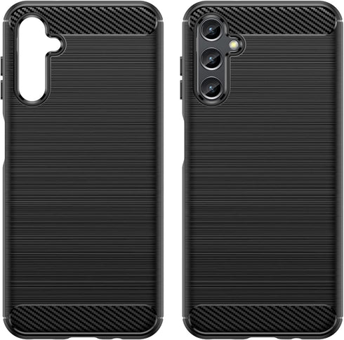 for Samsung Galaxy A14 5G phone case, Shockproof Case Anti-fall Protection Case Upgraded shock-absorbing flexible TPU Carbon Fiber protection phon...