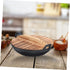Alipis 1 Set Mini Amphora Wok Household Work Wrought Iron Wooden Cover...