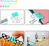 Small Binder Clips, 48 Pack, 3/4 Inch, Standard 19mm, Dark Colorful, Capacity 0.31 Inch, Small Binder Paper Clips, Fold Clamp, Small Size, Office ...