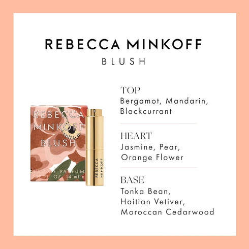 Rebecca Minkoff Blush By Rebecca Minkoff - Fragrance For Women - Sparkling Top Notes Of Citrus And Black Currant - Heart Notes Of Lush White Flora...